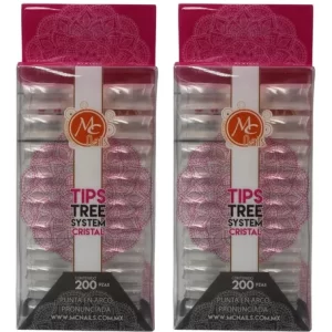 Tips Chico Cristal Mc 200 pzas.