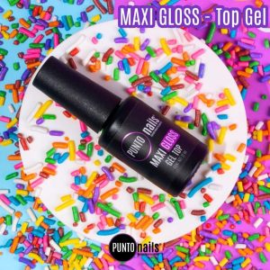 Maxy gloss gel top Punto nails