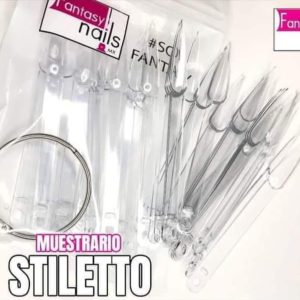Muestrario stileto transparentes Fantasy nails