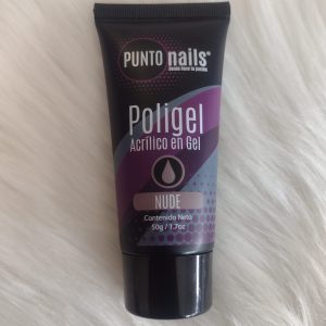 Poligel Acrilico en gel Punto nails Nude